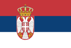 bandeira SÉRVIA